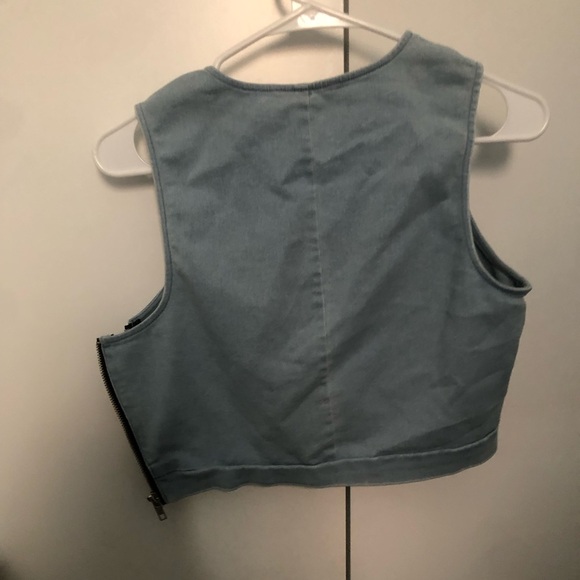 Love Tree denim crop top - Picture 7 of 7